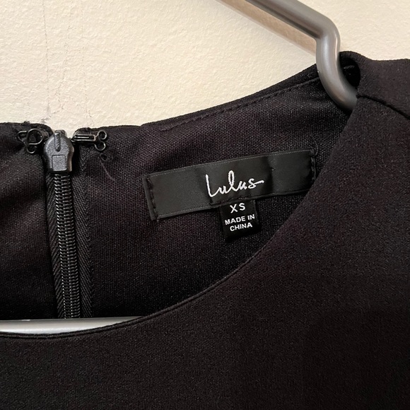 Black Lulu Midi Dress - Picture 3 of 8